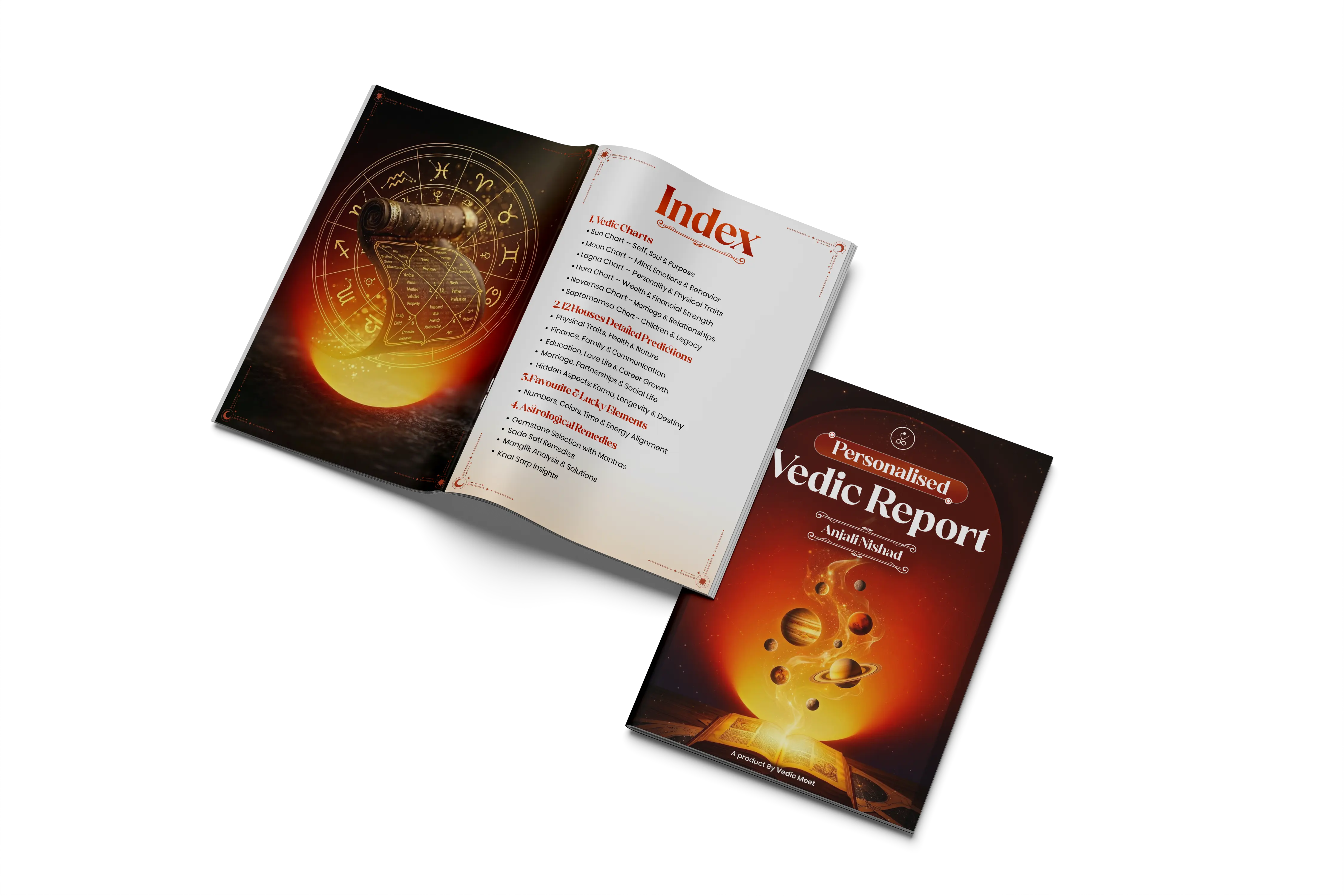 Sample Kundali Report preview 1 of 3